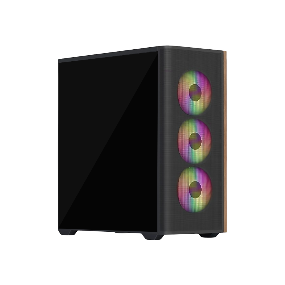 AEROCOOL D501A-G V2 ARGB Case - Black