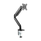 Twisted Mind Single Monitor Aluminum Slim Mechanical Spring - Black