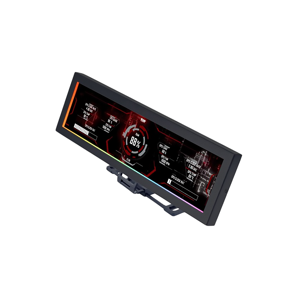 Lian Li 8.8 Inch IPS LCD Universal Screen - Black