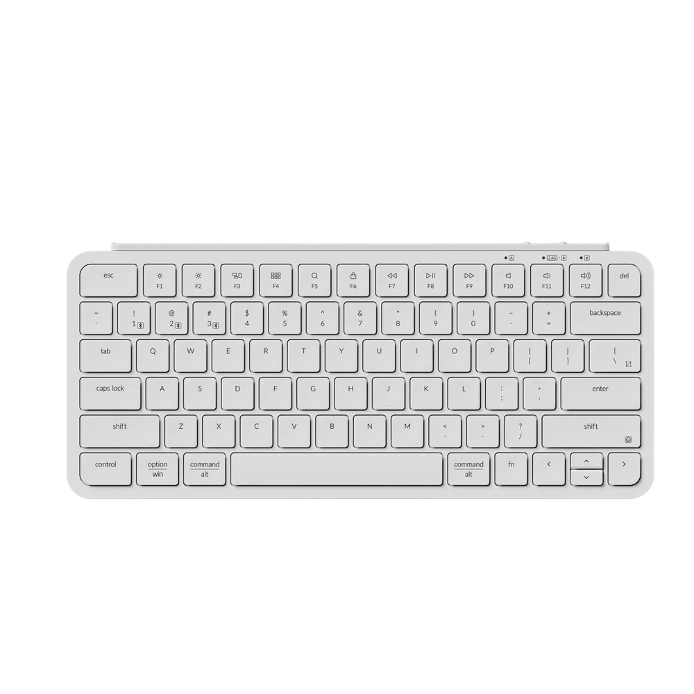 KEYCHRON B1 PRO 75% Ultra Slim Wireless Keyboard AR - Ivory White