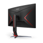 AOC C27G2Z2 27 Inch 250Hz FHD HDMI 2.0 0.5ms Curved Gaming Monitor - Black