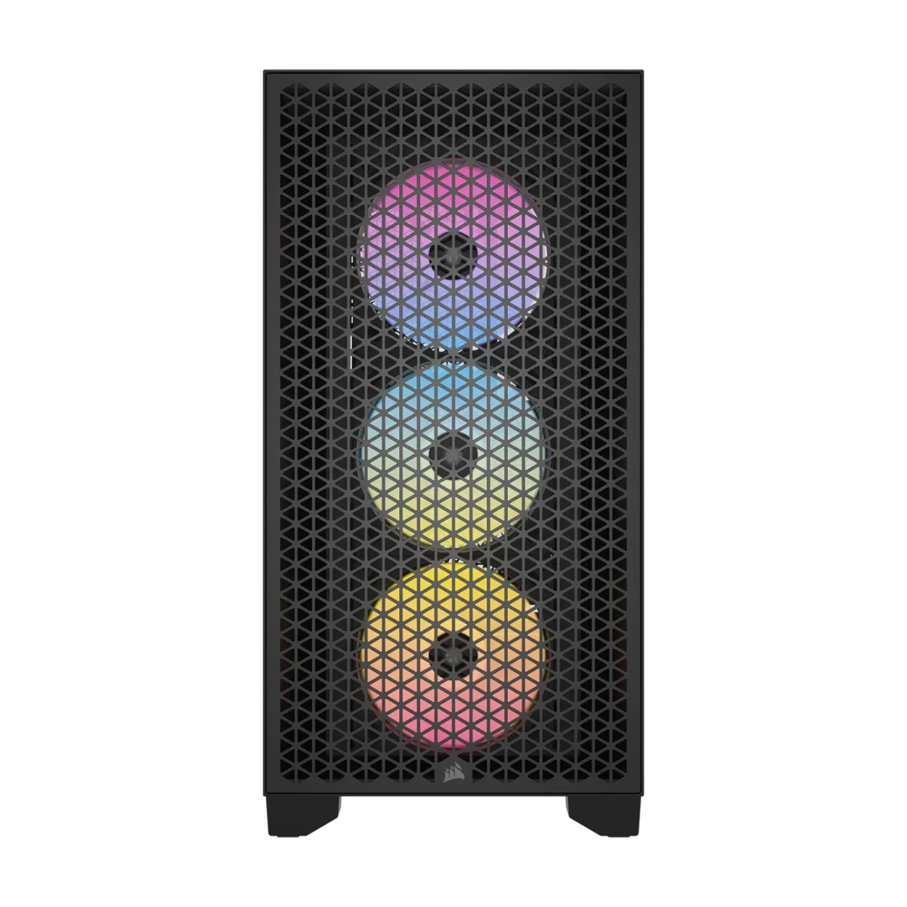 CORSAIR 3000D RGB Tempered Glass Mid Tower - Black