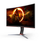AOC C27G2Z2 27 Inch 250Hz FHD HDMI 2.0 0.5ms Curved Gaming Monitor - Black