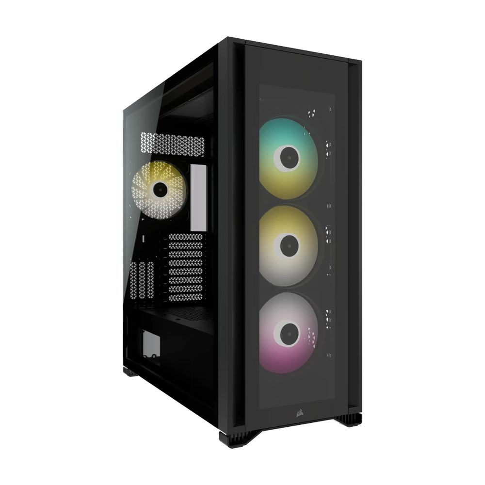 CORSAIR iCUE 7000X RGB Tempered Glass Full Tower ATX Case - Black
