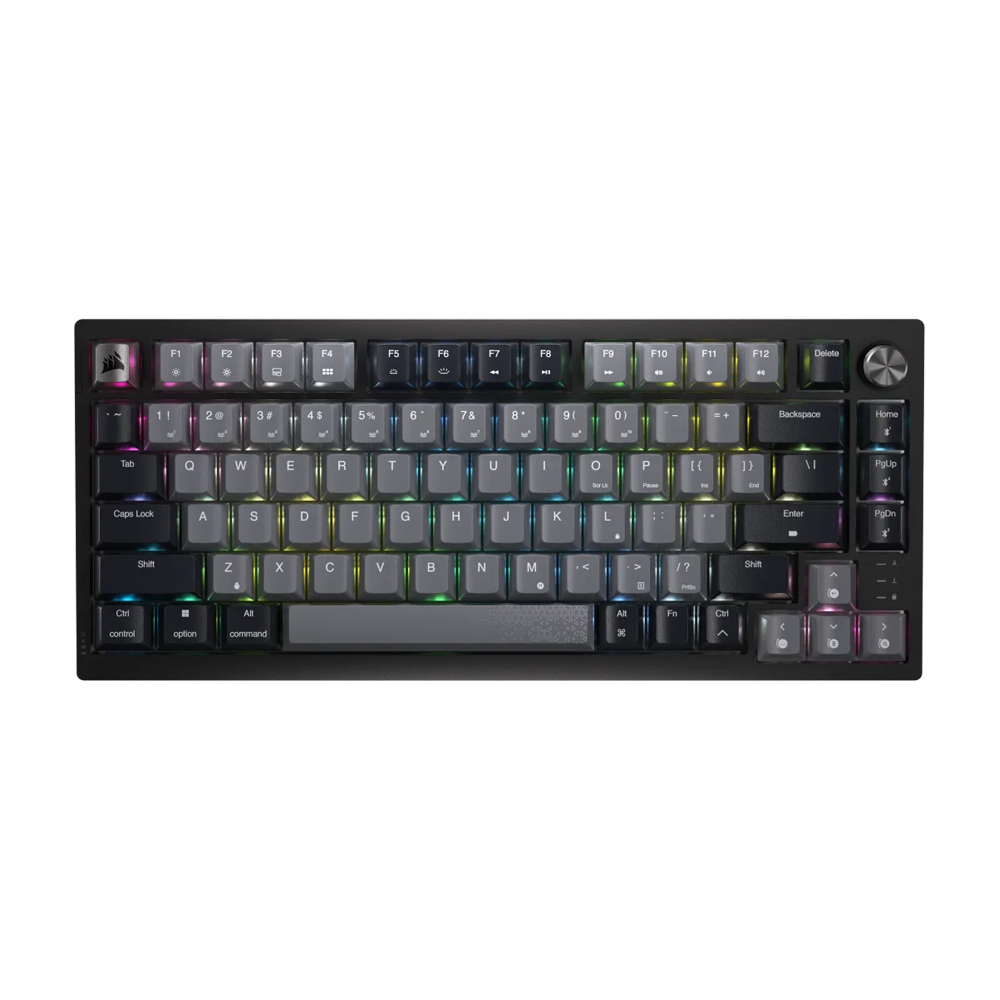 CORSAIR K65 PLUS WIRELESS 75% RGB Mechanical Gaming Keyboard - Black