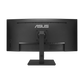 ASUS VA34VCPSR 34 Inch 100Hz WQHD 4ms HDMI 2.0 Curved Docking Monitor - Black