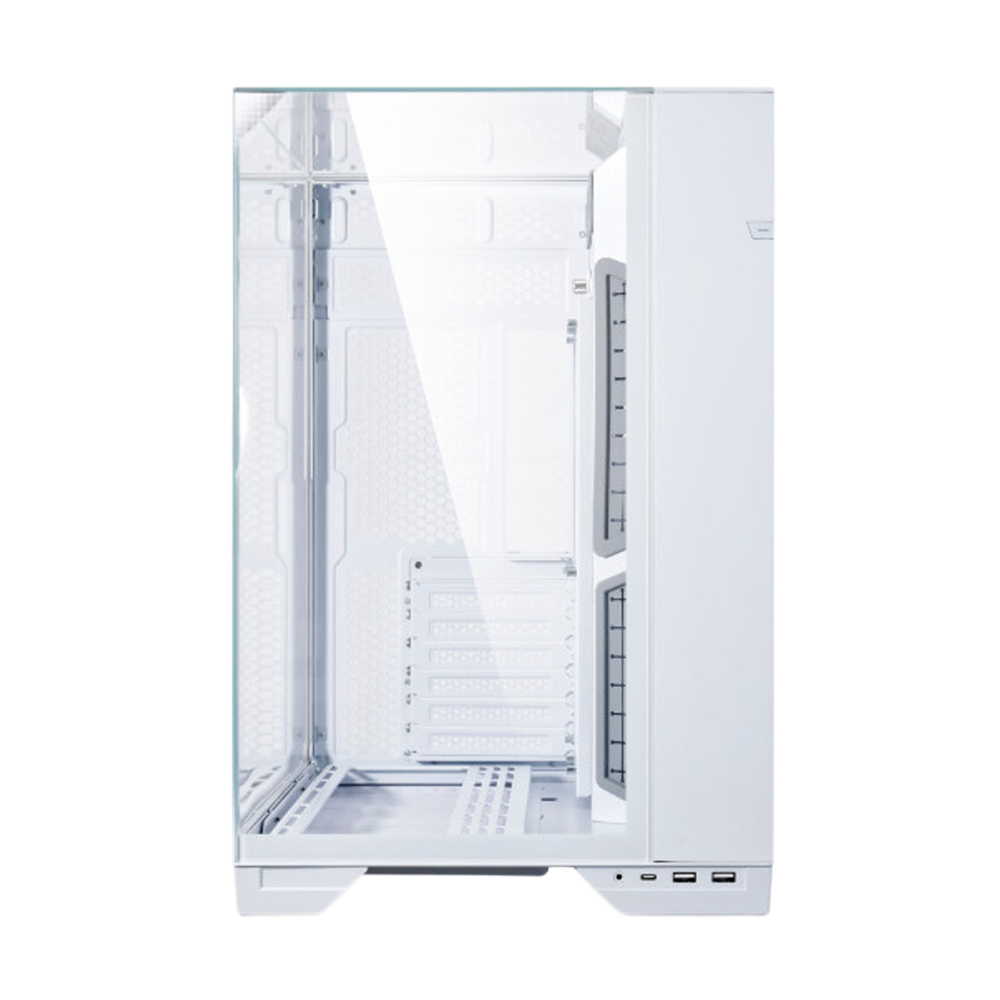 Lian Li 011 Vision Compact Tempered Glass ATX Mid-Tower Computer Case - White