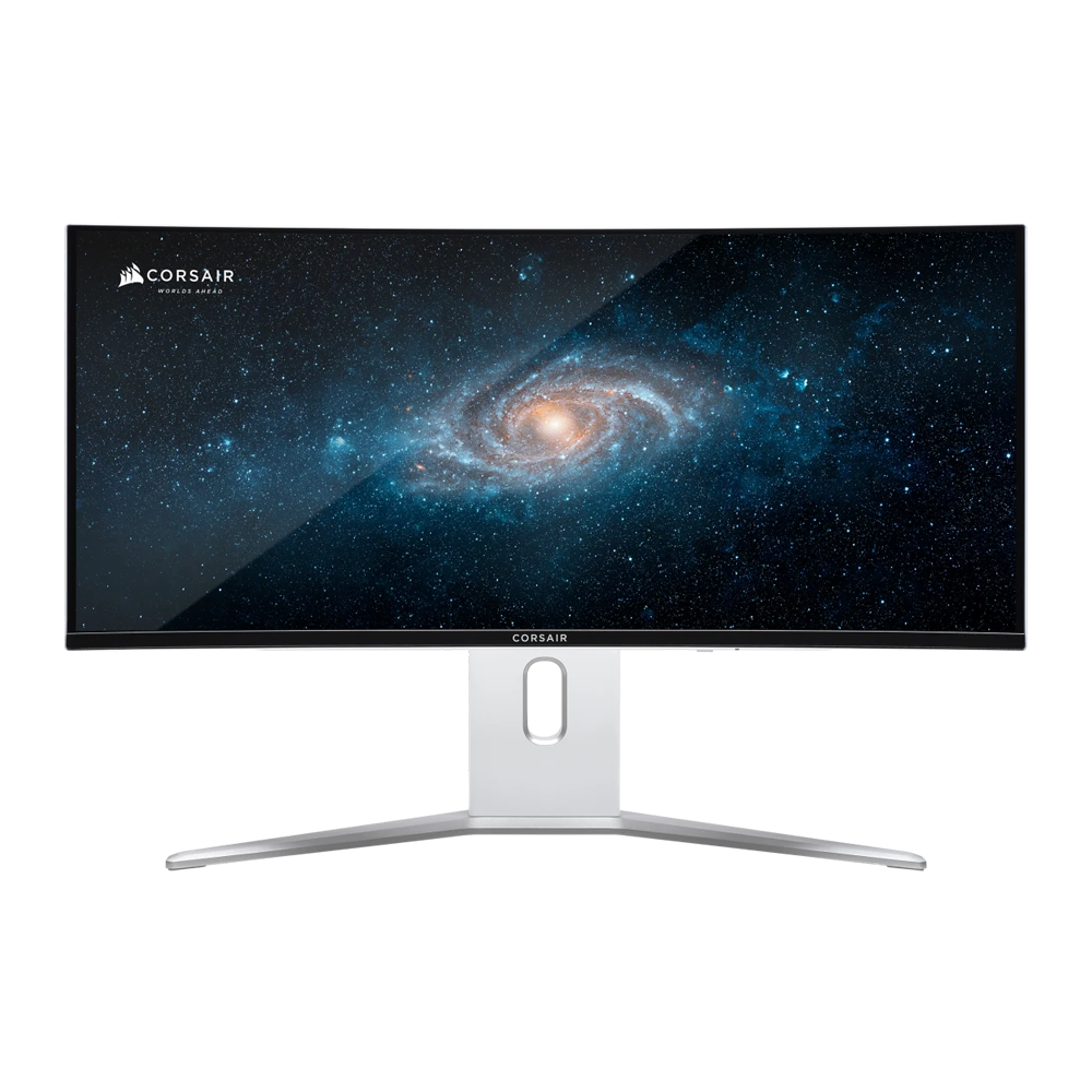 CORSAIR XENEON 34 Inch 240Hz WQHD HDMI 2.1 0.03ms QD-OLED Curved Gaming Monitor - White