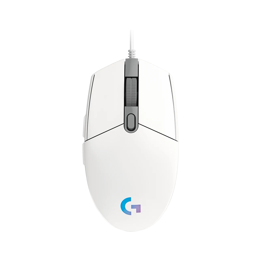 Logitech G203 LIGHTSYNC USB Gaming Mouse - White