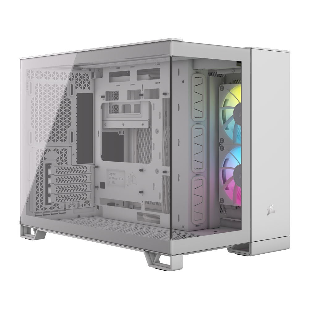 CORSAIR ICUE LINK 2500X RGB Mid Tower Case - White