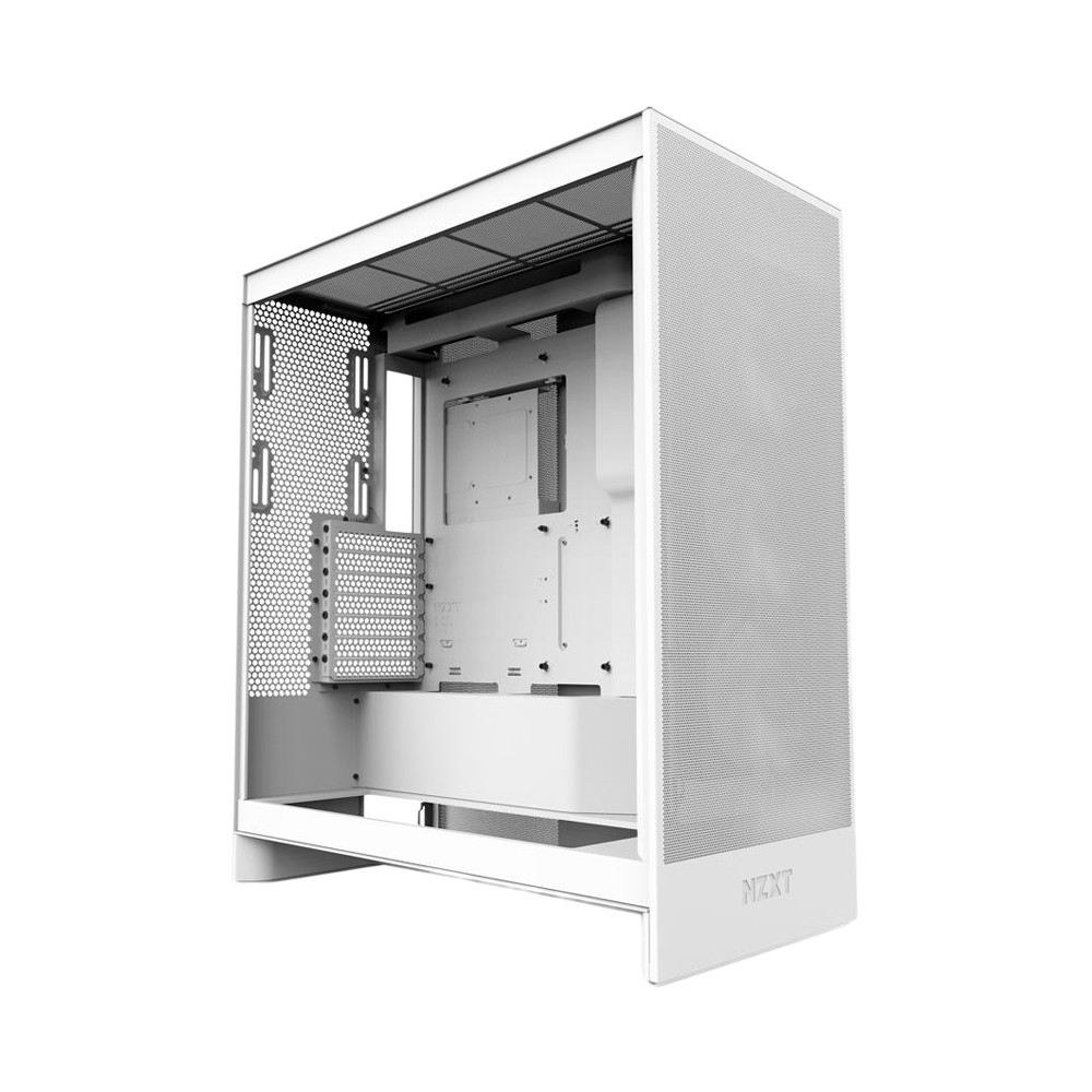NZXT H7 Flow (2024) Mid Tower ATX Case - White