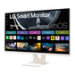 LG 27 Inch 60Hz FHD 5ms IPS webOS Smart Monitor - White