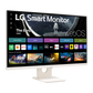 LG 27 Inch 60Hz FHD 5ms IPS webOS Smart Monitor - White