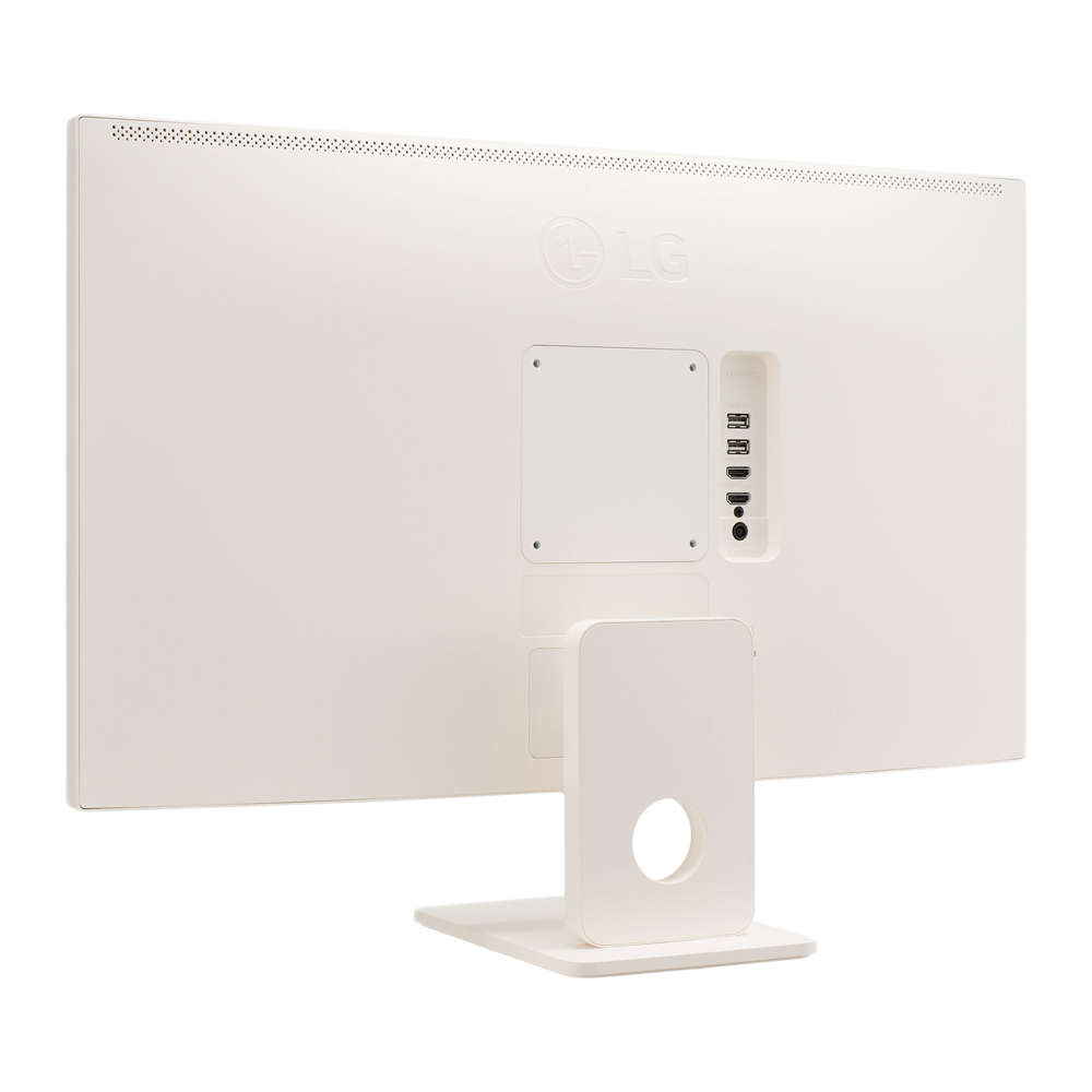 LG 27 Inch 60Hz FHD 5ms IPS webOS Smart Monitor - White