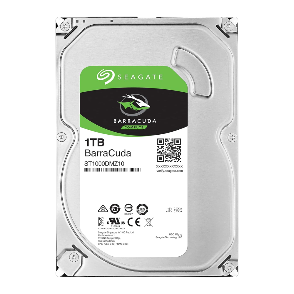 Seagate 1TB BarraCuda SATA III 3.5 Inch Internal HDD
