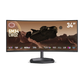 Cooler Master 34 Inch 165Hz WQHD HDMI 2.0 0.5ms Curved Gaming Monitor - Black