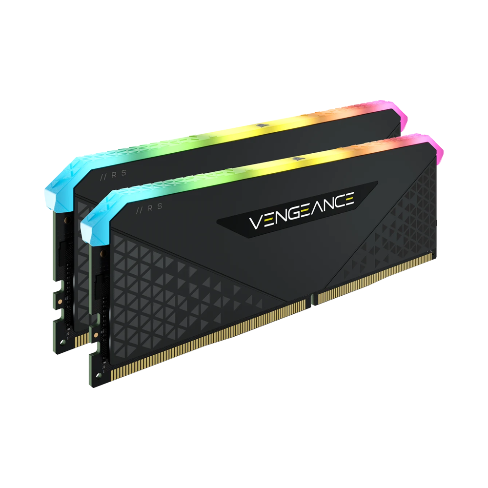 CORSAIR VENGEANCE RGB RS 16GB (2 x 8GB) DDR4 3200MHz C16 Memory - Black
