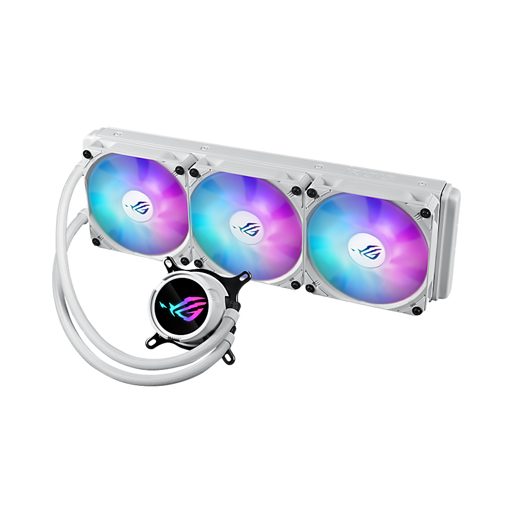ASUS ROG STRIX LC III 360 ARGB LCD Liquid Cooler - White