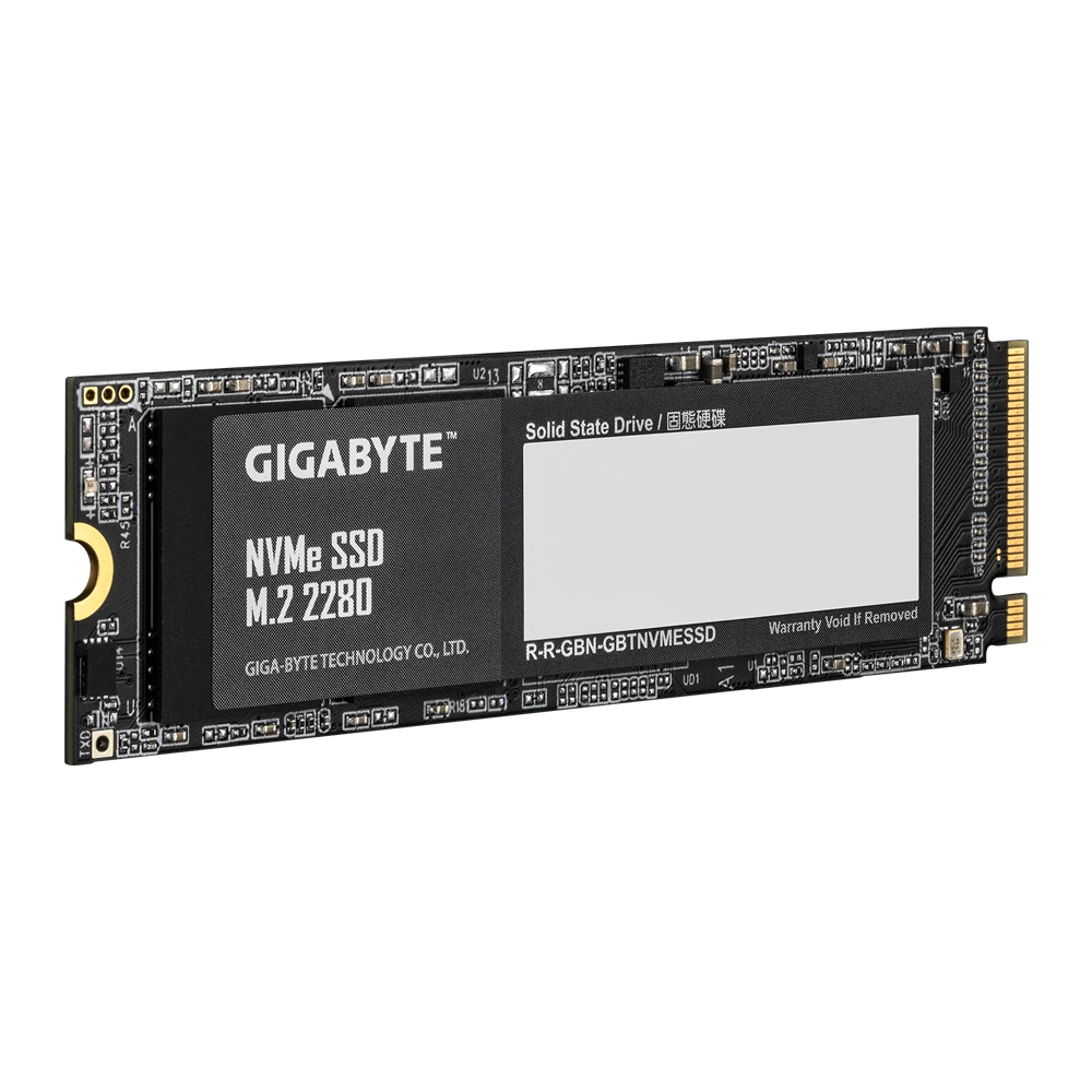 GIGABYTE M.2 2280 PCIe GEN3X4 NVMe SSD (R:1,900 MB/s  W:1,200 MB/s) - 512GB