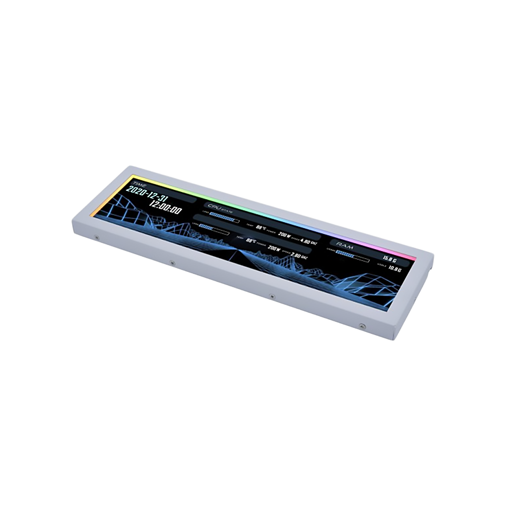 Lian Li 8.8 Inch IPS LCD Universal Screen - White