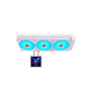 Lian Li Hydro-Shift II LCD-S 360CL With CL Wireless Fans IPS LCD Screen Liquid Cooler - White