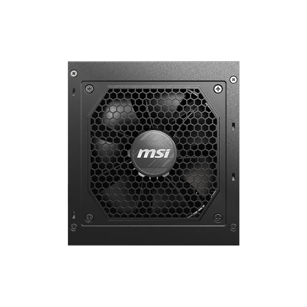 MSI MAG A750GL 750W Full Modular PCIE 5.1 ATX 3.1 80 Plus Gold Power Supply - Black