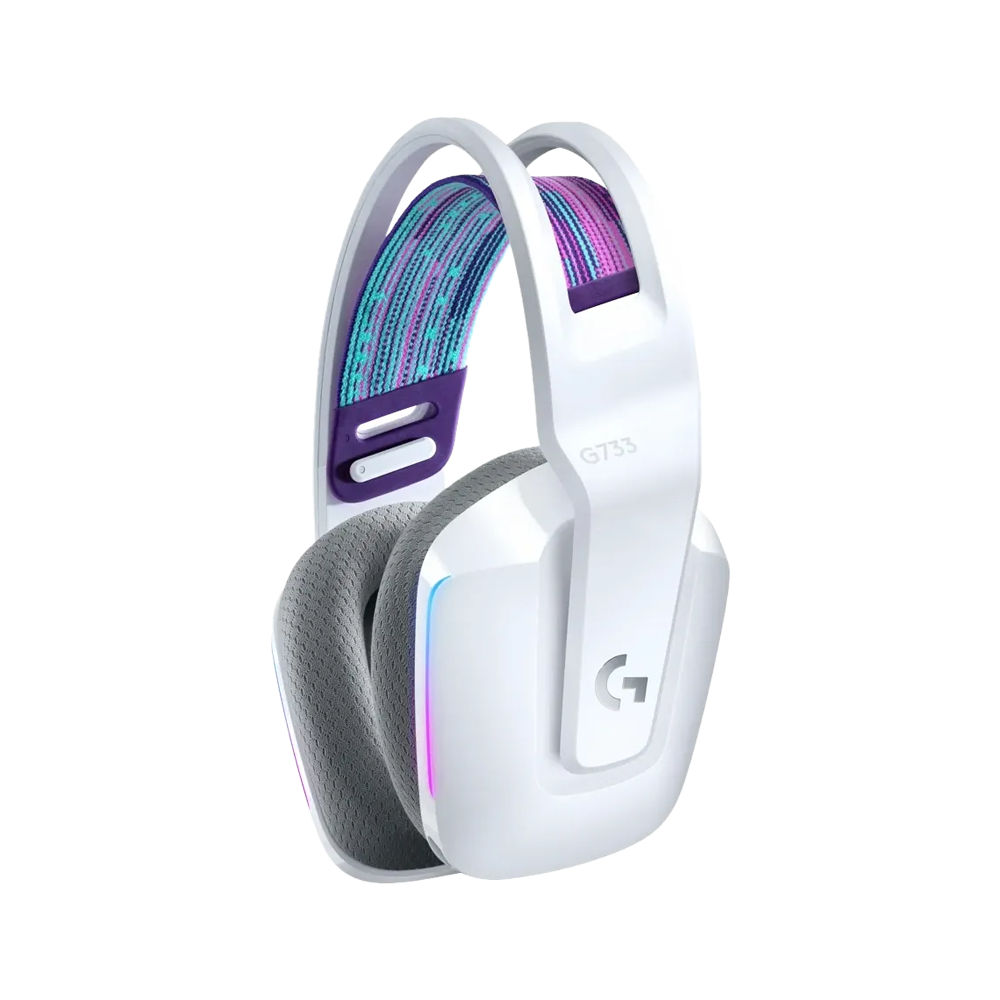 LOGITECH G733 LIGHTSPEED Wireless RGB Gaming Headset - White