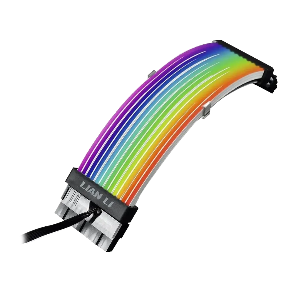 LIAN LI Strimer Wireless 3x8 Pin RGB Extension Cable - Black