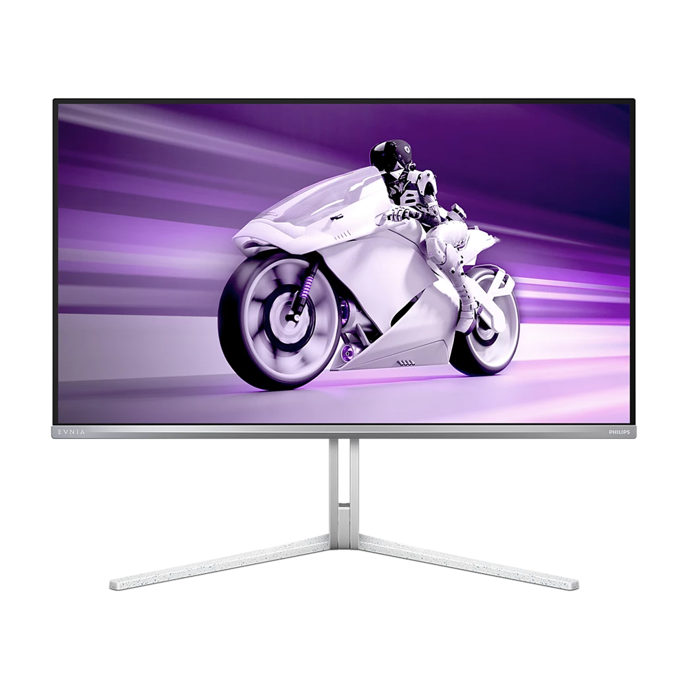 PHILIPS 32 Inch UHD 240Hz 4K HDMI 2.1 x 2 QD OLED Gaming Monitor - White