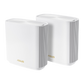 ASUS ZenWiFi AX XT8 - AX6600 Whole-Home Tri-band Mesh WiFi 6 System 2 Pack - White