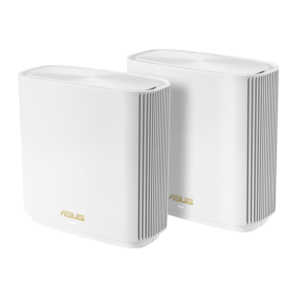 ASUS ZenWiFi AX XT8 - AX6600 Whole-Home Tri-band Mesh WiFi 6 System 2 Pack - White