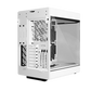 HYTE Dual Chamber Panoramic Tempered Glass ATX Case With 3 Fans - White