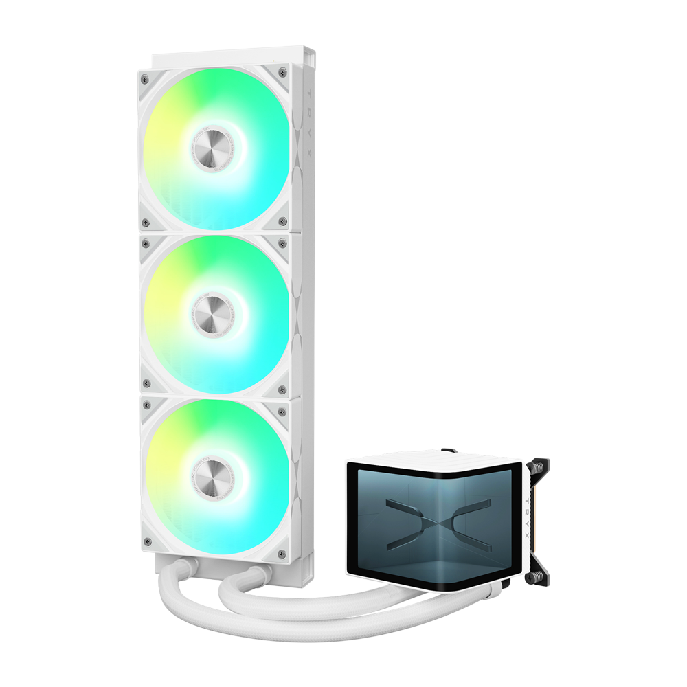 TRYX Panorama ARGB 360mm Liquid Cooler - White