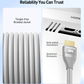 Cable Matters Premium Braided 48Gbps 8K HDMI Cable - 2 Meters - Grey