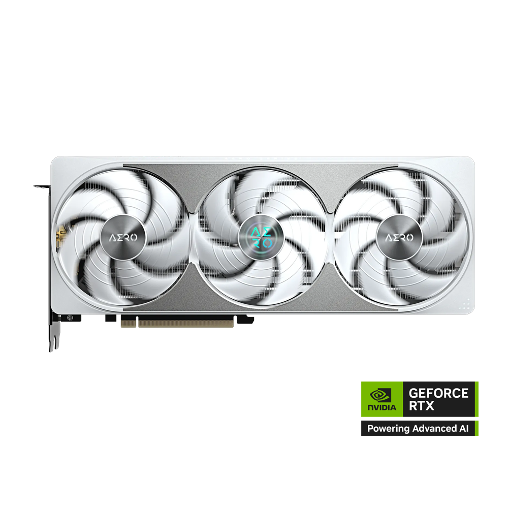 GIGABYTE GeForce RTX 5080 AERO OC SFF 16GB Graphic Card - White