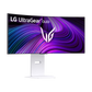 LG UltraGear 34 Inch 240Hz WQHD 0.03ms webOS OLED Curved Gaming Monitor - White
