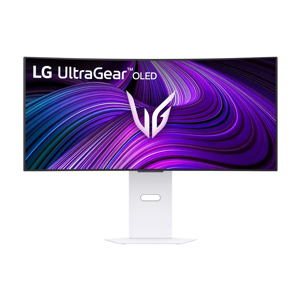 LG UltraGear 34 Inch 240Hz WQHD 0.03ms webOS OLED Curved Gaming Monitor - White