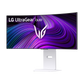 LG UltraGear 34 Inch 240Hz WQHD 0.03ms webOS OLED Curved Gaming Monitor - White