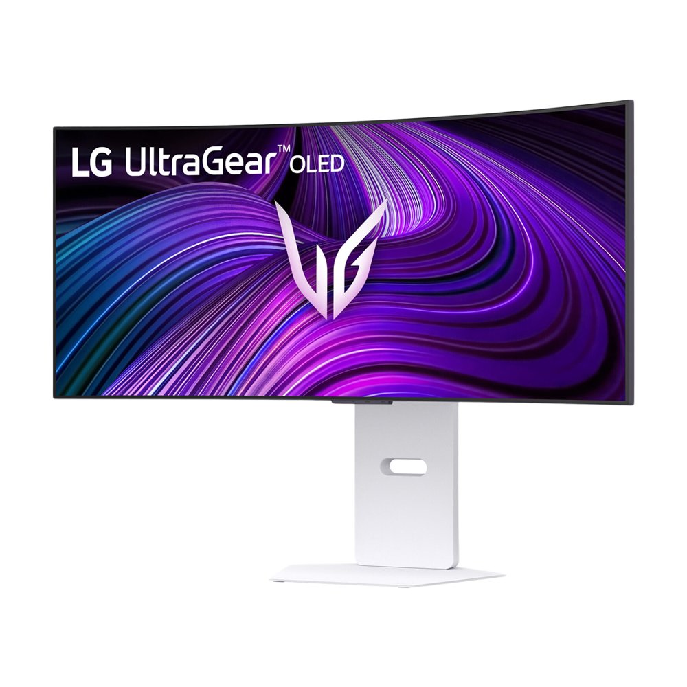 LG UltraGear 34 Inch 240Hz WQHD 0.03ms webOS OLED Curved Gaming Monitor - White