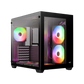 AEROCOOL DRYFT V2 ARGB Fan x 6 Mid Tower Case - Black