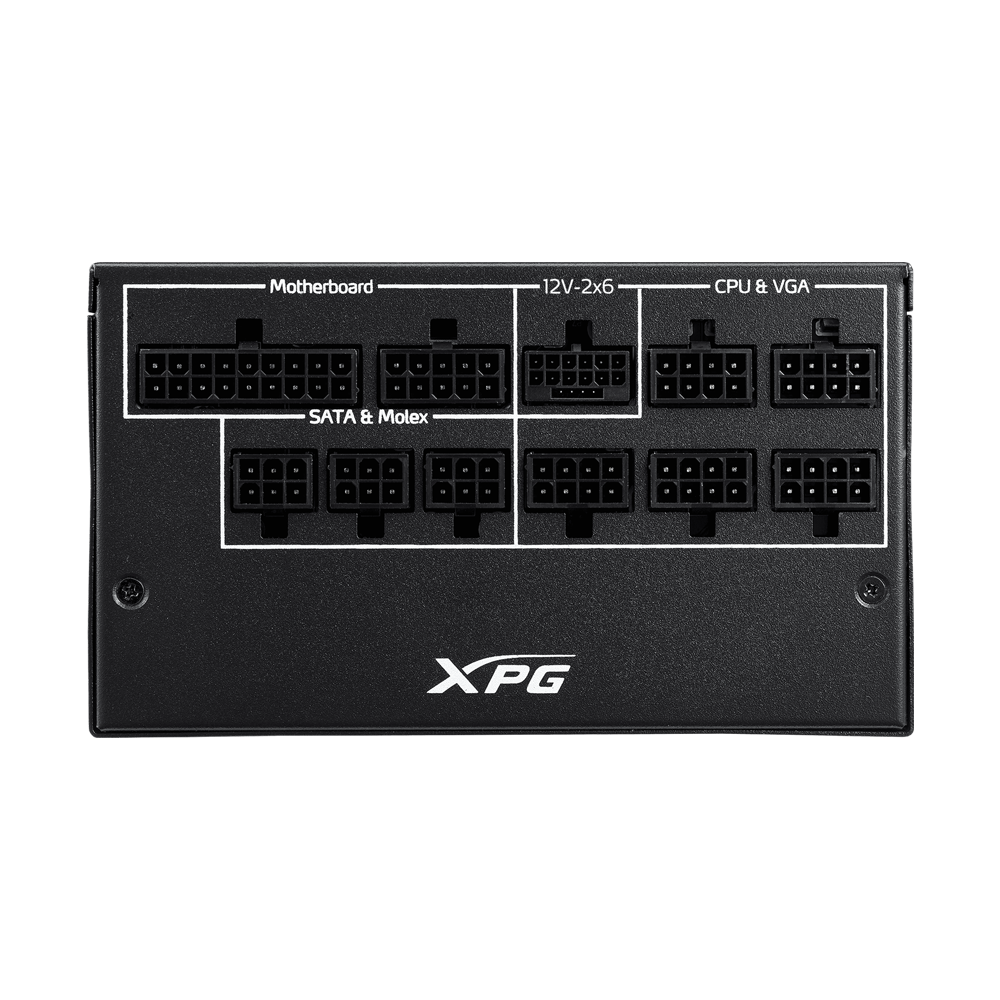 XPG CORE REACTOR II 1200W ATX 3.0 80 Plus Gold Full Modular Power Supply - Black