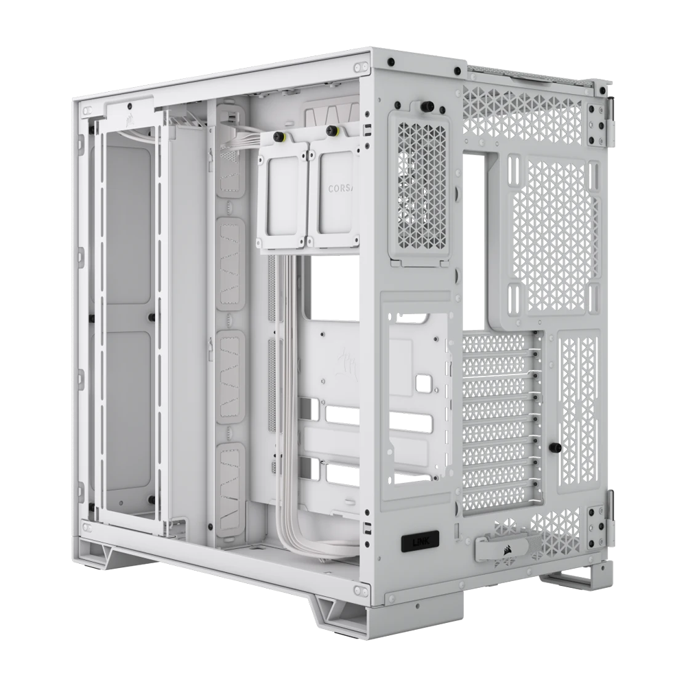 CORSAIR 6500D Airflow Tempered Case - White