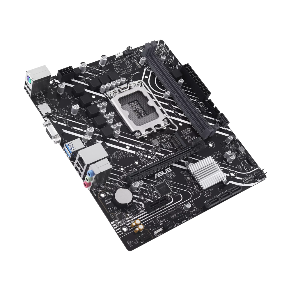 ASUS PRIME H610M-K ARGB DDR5 Motherboard - Black