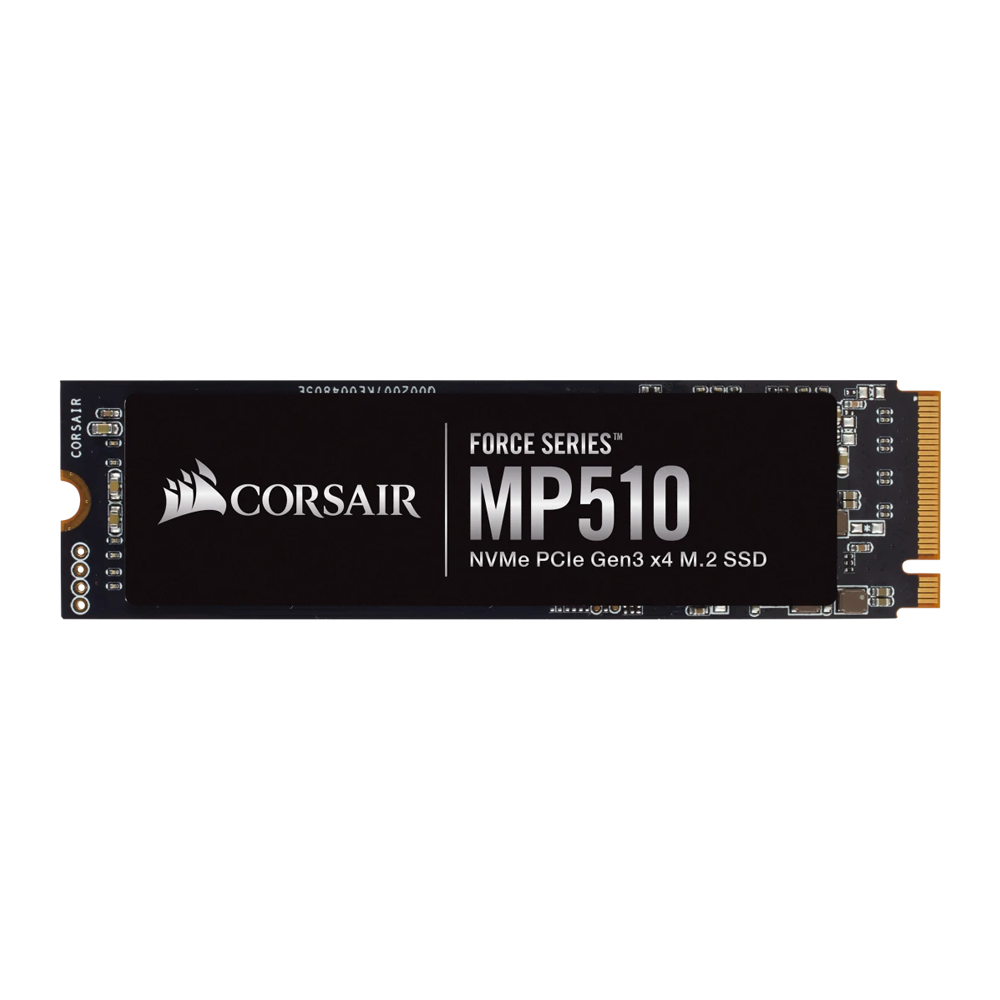 CORSAIR Force Series MP510 M.2 2280 PCIe GEN3X4 NVMe SSD (R:3,480 MB/s W:2,000 MB/s) - 480GB