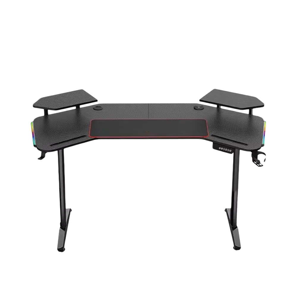 Gamvity Electric Height Adjustable Gaming Desk(1600*800*750) - Black