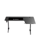 Gamvity Professional Gaming Desk L Shaped (1600*1000*750) - Right Black