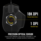CORSAIR GLAIVE PRO RGB Wired Gaming Mouse (EU) - Black
