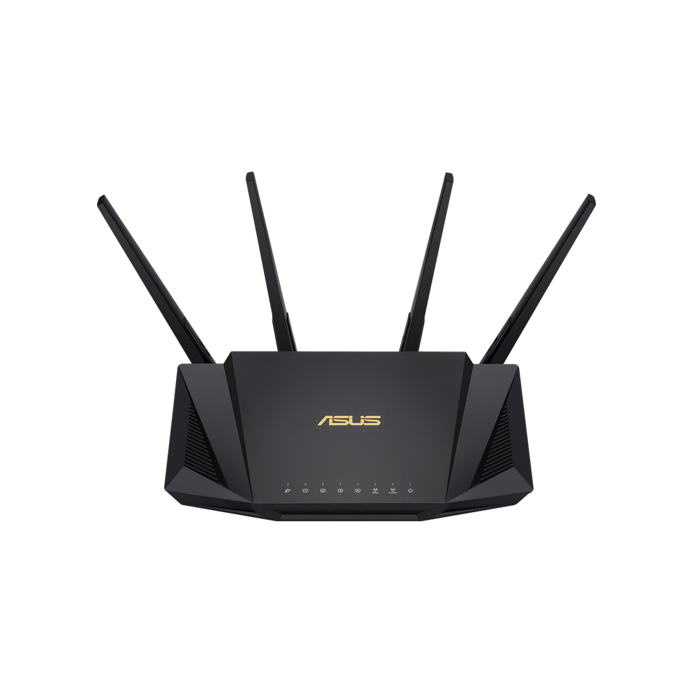 ASUS RT-AX58U V2 AX3000 Dual Band WiFi 6 Router - Black