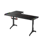 TWISTED MINDS WARRIOR L-Shaped RGB Gaming Desk Right - Black