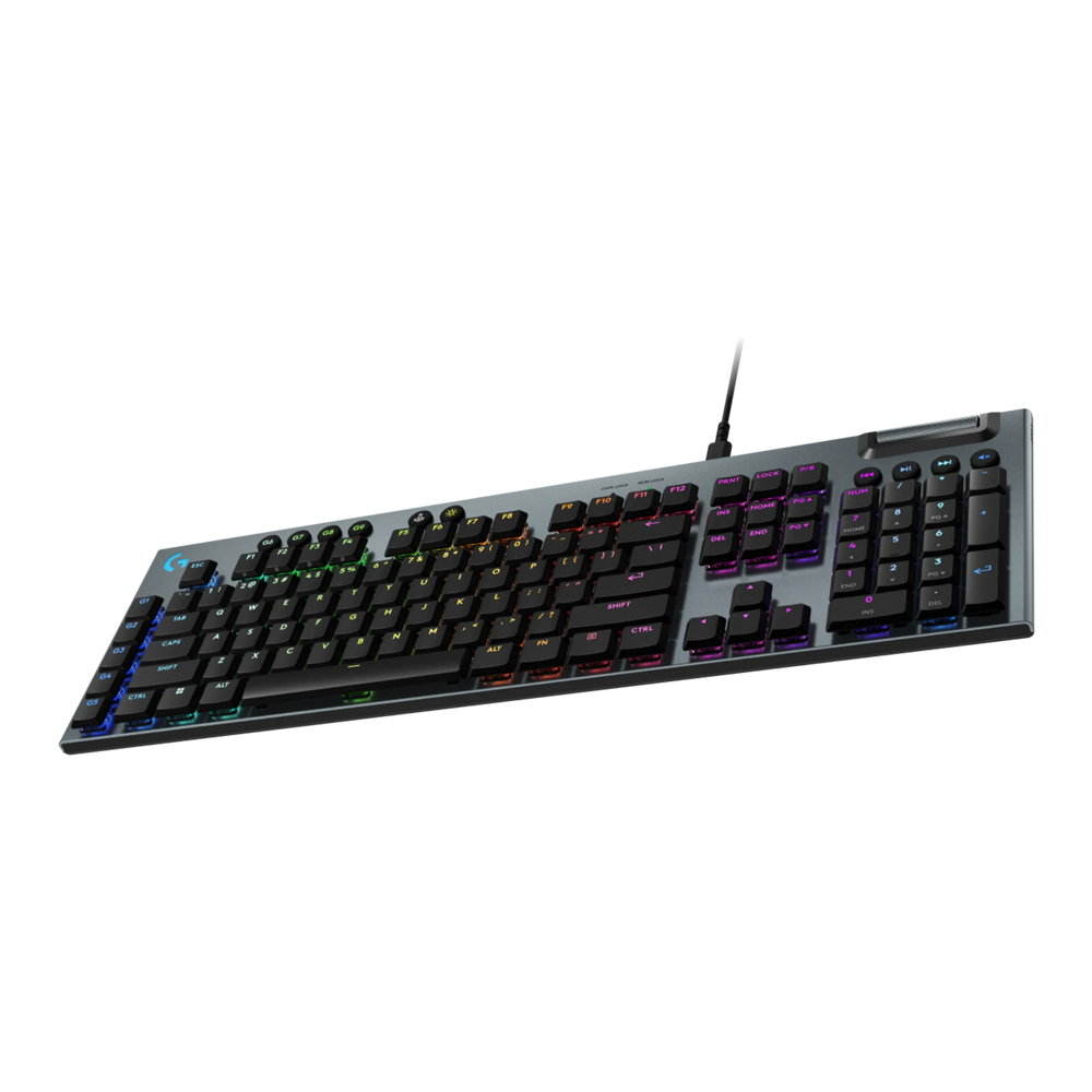 LOGITECH G915 X TACTILE Low Profile RGB Wired Gaming Keyboard - Black